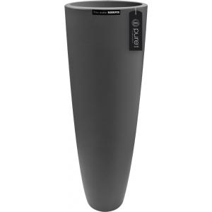 Pure Soft Round Extreme High plantenbak antraciet Pure Soft Round Extreme High plantenbak antraciet